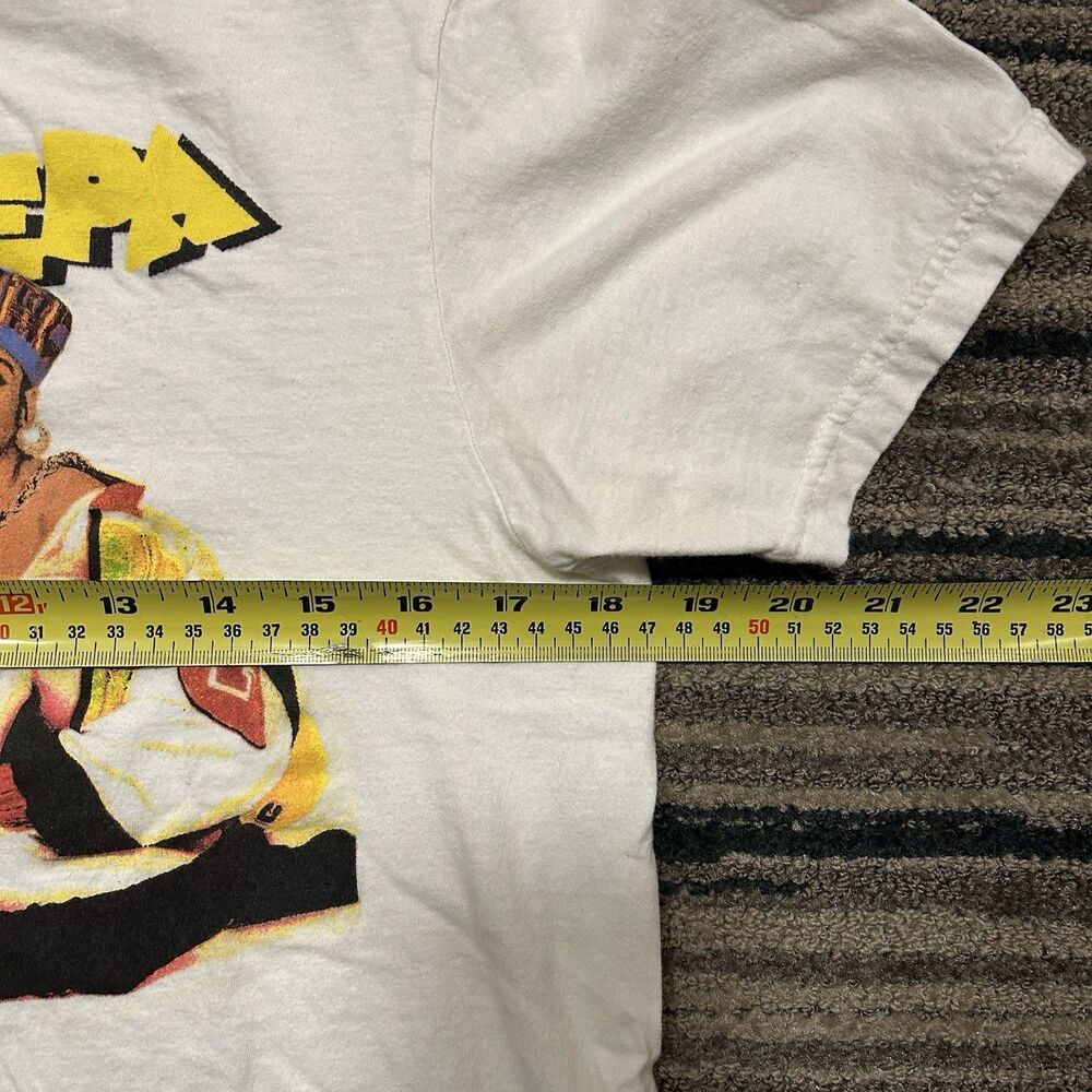 Salt-N-Pepa "Push It" Graphic T-Shirt Small White Hip Hop Rap 90s Style Tee - Picture 8 of 10